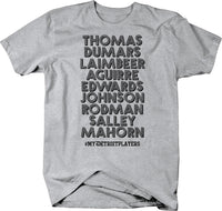 My Detroit Players T-shirt Detroit Pistons Bad Boys Champions