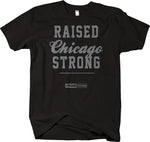 "Raised Chicago Strong" short sleeve t-shirt - Chi-town Pride - Larger Sizes