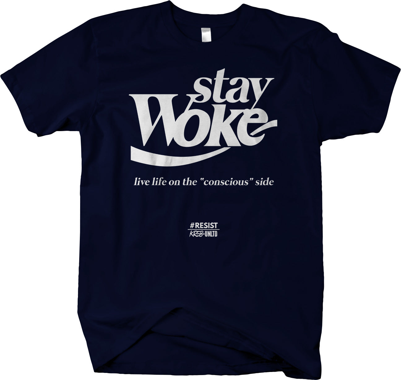 Stay Woke - Conscious short sleeve t-shirt Resist - Larger Sizes