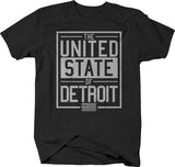 The UNITED STATE of DETROIT Signature t-shirt #2 - Detroit unity 313