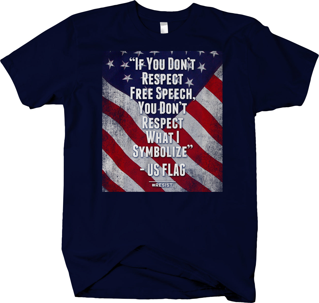 The US Flag Freedom of Speech T-shirt Political Anti-Trump NFL Ban