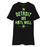 In Detroit We H$TL WELL Men’s premium heavyweight tee