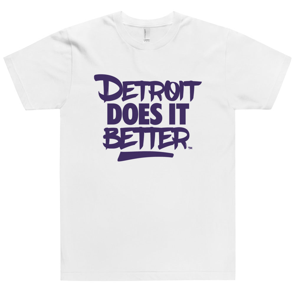 Classic Detroit Does It Better T-Shirt Purple Colorway Jordan Matching