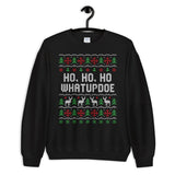 Ho, Ho, Ho WhatUpDoe #SoDetroit Ugly Christmas Unisex Sweatshirt 2019