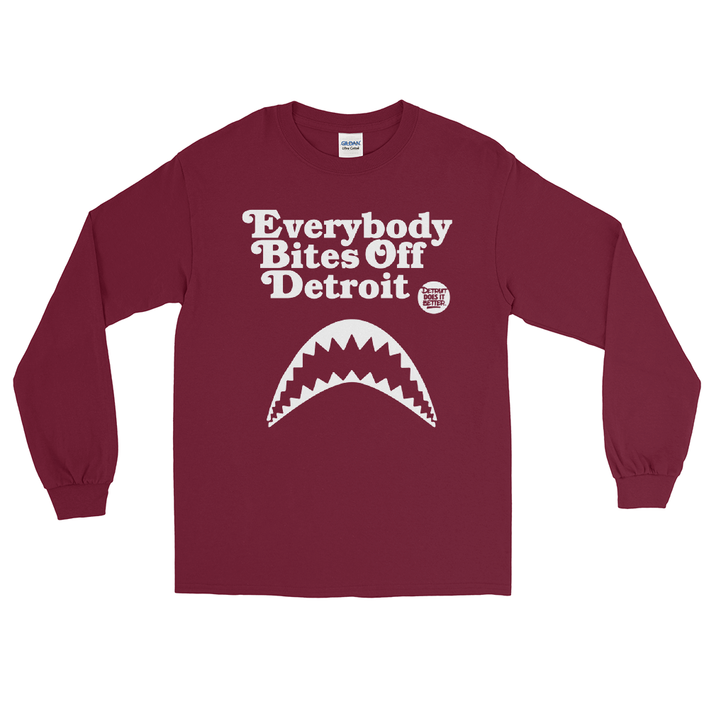 Everybody Bites Off Detroit Long Sleeve T-Shirt