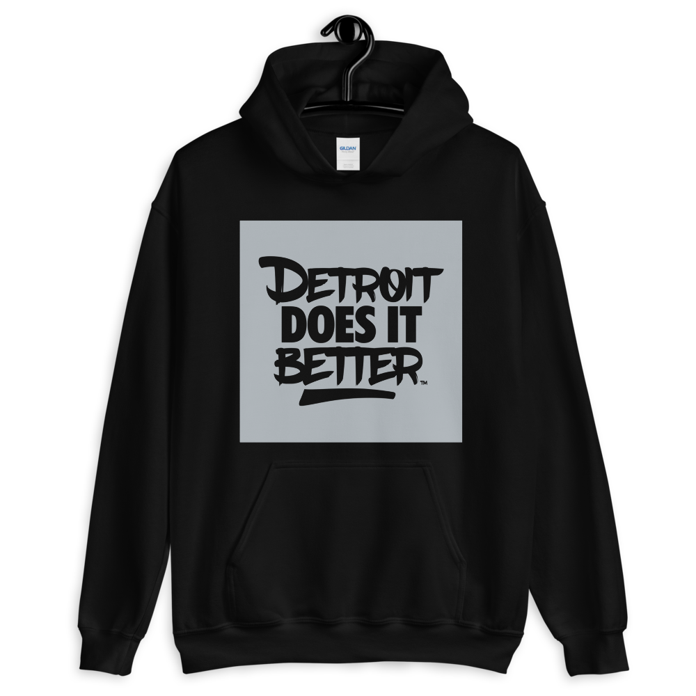 Classic Boxed In Detrot Does It Better Logo Hoodie