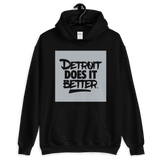 Classic Boxed In Detrot Does It Better Logo Hoodie