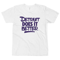 Classic Detroit Does It Better T-Shirt Purple Colorway Jordan Matching