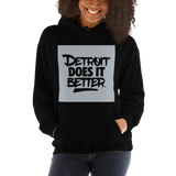 Classic Boxed In Detrot Does It Better Logo Hoodie