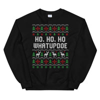 Ho, Ho, Ho WhatUpDoe #SoDetroit Ugly Christmas Unisex Sweatshirt 2019