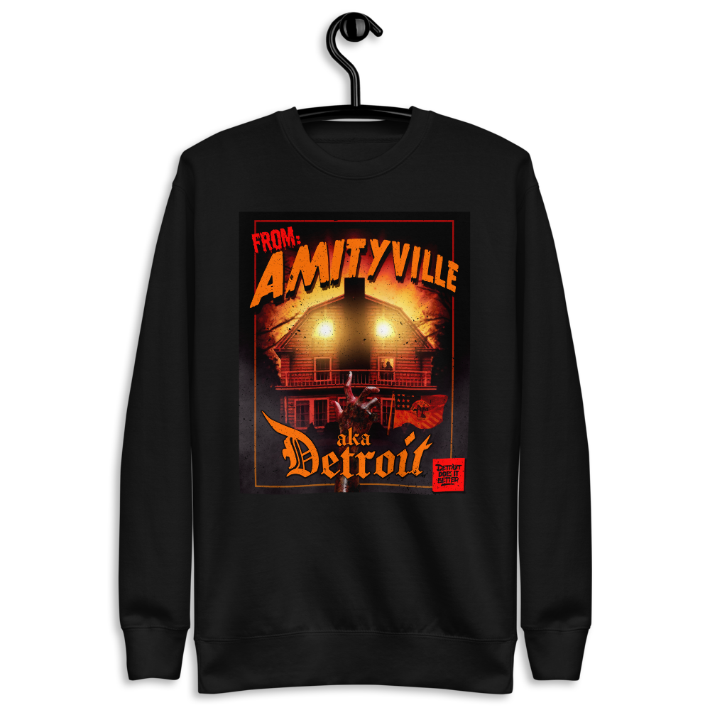 Amityville AKA Detroit Unisex Fleece Pullover