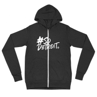 Ladies #SoDetroit Logo (Unisex style) full zip hoodie
