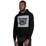 Classic Boxed In Detrot Does It Better Logo Hoodie