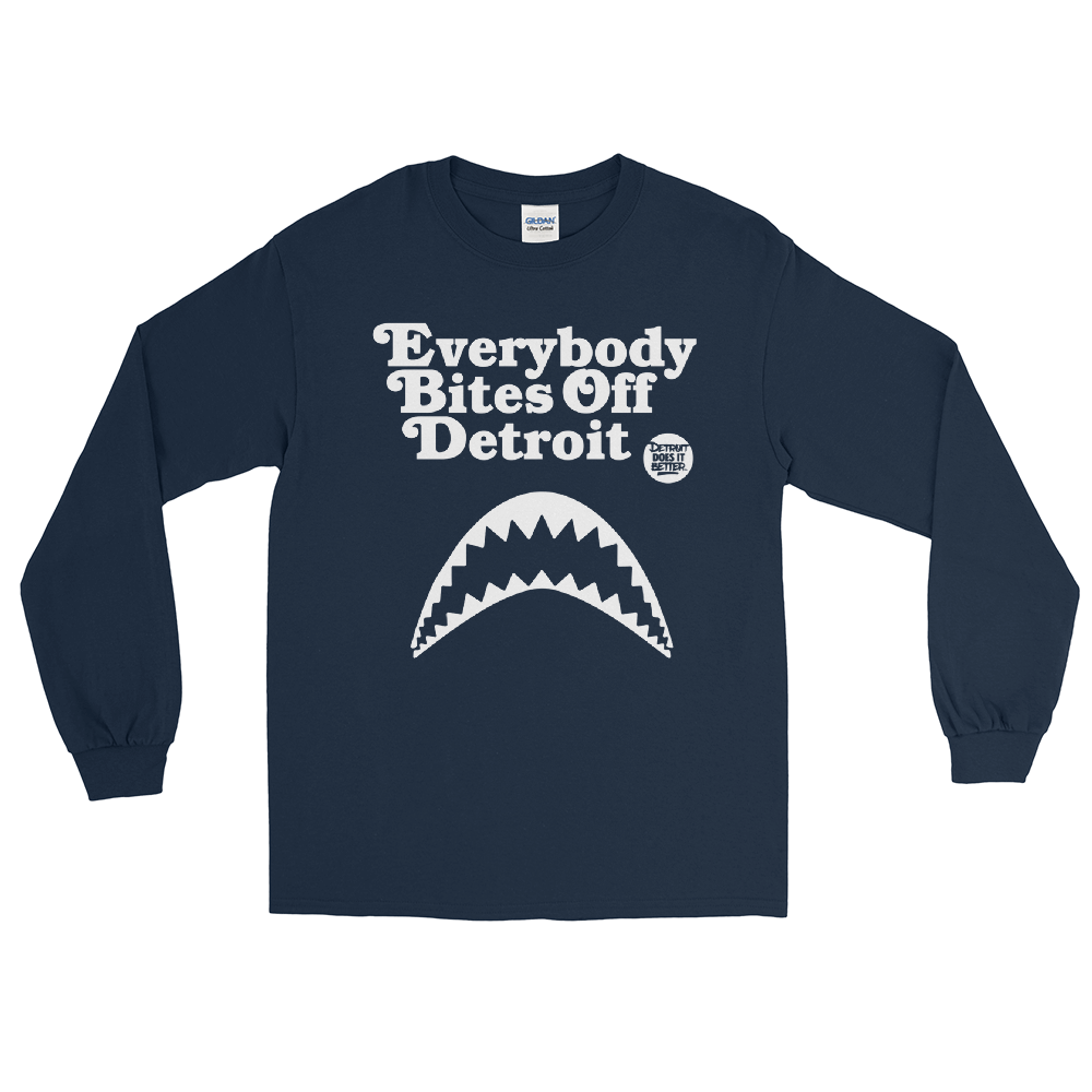 Everybody Bites Off Detroit Long Sleeve T-Shirt