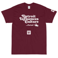 Detroit Influences Culture... Period Short Sleeve T-Shirt Detroit Does It Better