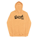 Detroit 313 Vintage Style Unisex midweight hoodie