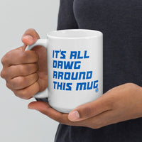 It's All Dawg Around This Mug White glossy mug for Detroit